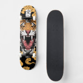 SKATEBOARD ROARING TIGER MIT CLOUD PATTER (Vorderseite)