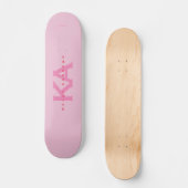 Skateboard Rosa (Vorderseite)