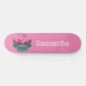Skateboard Rosa Glitzer Flamingo (Horizontal)