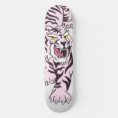 Skateboard Rosa Tiger (Vorderseite)