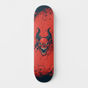 Skateboard Roter Dämon