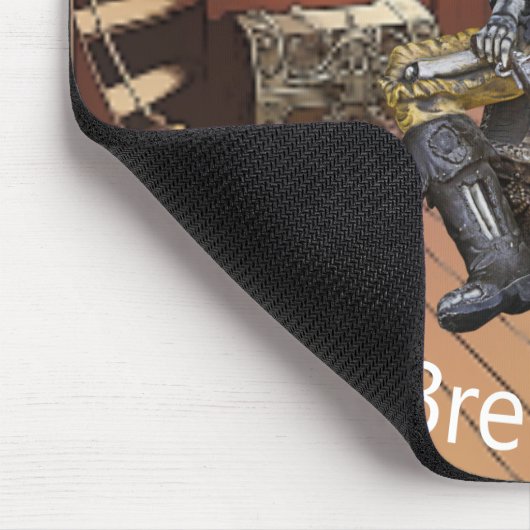 Skateboard Rum Skelett Mousepad (Ecke)