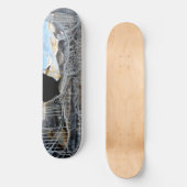 Skateboard "Rusted Chrome & Old Duct Tape" (Vorderseite)