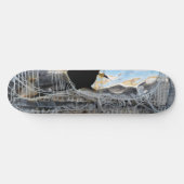Skateboard "Rusted Chrome & Old Duct Tape" (Horizontal)