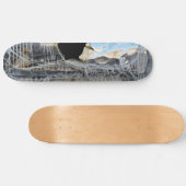 Skateboard "Rusted Chrome & Old Duct Tape" (Horizontal)