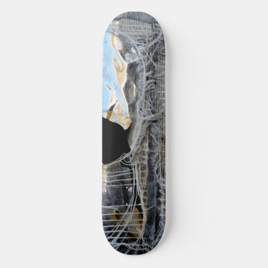 Skateboard "Rusted Chrome & Old Duct Tape" (Vorderseite)