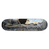 Skateboard "Rusted Chrome & Old Duct Tape" (Horizontal)
