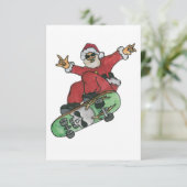 Skateboard Santa (Stehend Vorderseite)
