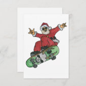 Skateboard Santa (Vorne/Hinten)