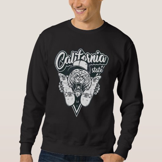 Skateboard Santa Cruz California Palm Trek Street Sweatshirt (Vorderseite)