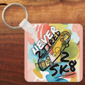 SKATEBOARD SCHLÜSSELANHÄNGER (Vorderseite)