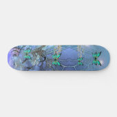 Skateboard-Schmetterlings-Blau Skateboard (Horizontal)