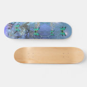 Skateboard-Schmetterlings-Blau Skateboard (Horizontal)
