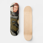 SKATEBOARD - schwarzer Latex - Bianca Beauchamp (Vorderseite)