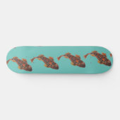 Skateboard - Schwimmen Koi (Horizontal)
