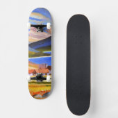 Skateboard Scottish Highlands (Vorderseite)