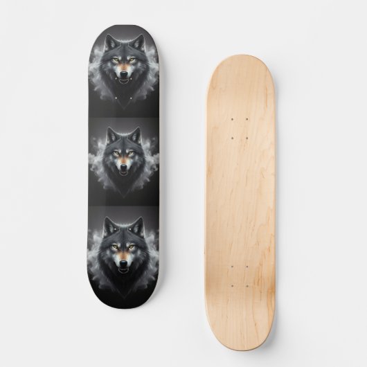 Skateboard "Shadow Wolf" (Vorderseite)