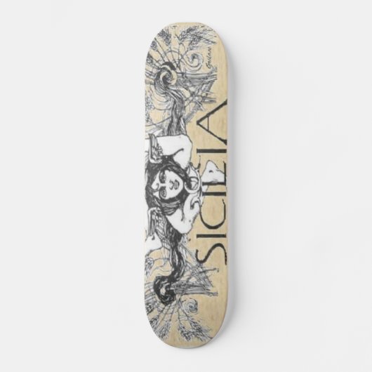 Skateboard Sicilia (Vorderseite)
