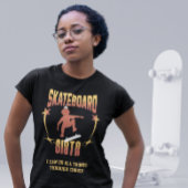 SKATEBOARD SISTA Afro Skateboarding Individuelle N T-Shirt