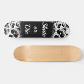 Skateboard-Skate oder die Slogan Skateboard (Horizontal)
