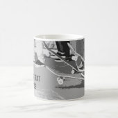 Skateboard Skate Park Graffiti Geschenk Brauch Kaffeetasse (Mittel)