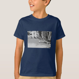 Skateboard Skate Park Graffiti Kinder Skater T-Shirt