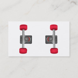 SkateBoard Skate Shop LKW und Räder Visitenkarte