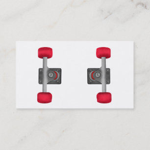 SkateBoard Skate Shop LKW und Räder Visitenkarte