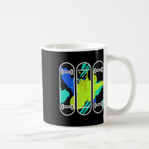 Skateboard Skate Skateboarding 90er Ästhetik Farbe Kaffeetasse