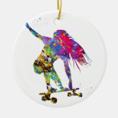 Skateboard, Skateboard Keramik Ornament (Vorne)