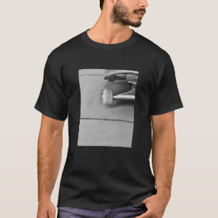 Skateboard Skateboard Schwarz-weißes Foto T-Shirt