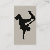 Skateboard Skateboard Skater Visitenkarte (Rückseite)