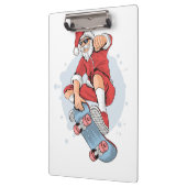 Skateboard Skateboard Snowman Klemmbrett (Links)