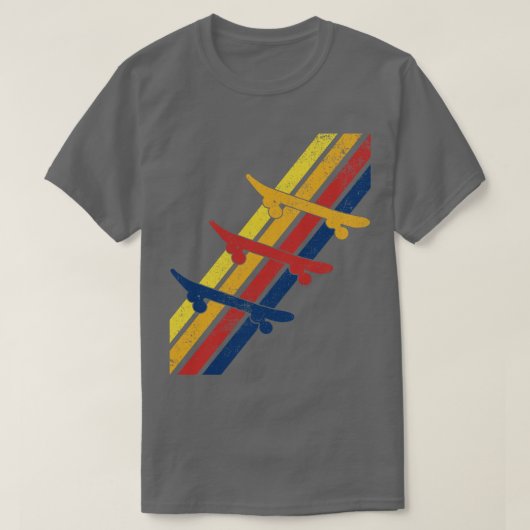 Skateboard Skateboard T-Shirt (Design vorne)