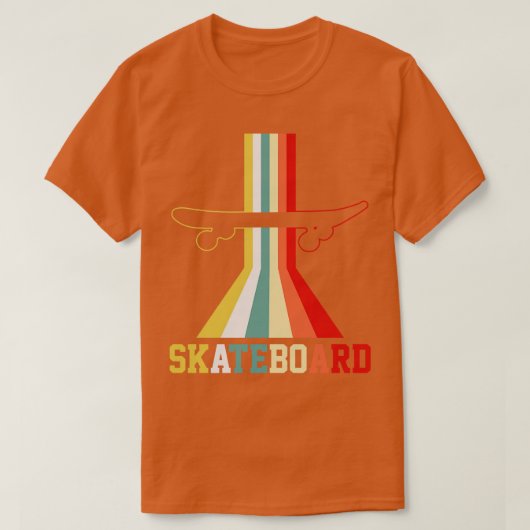 Skateboard Skateboard Vintag T-Shirt (Design vorne)