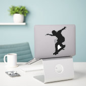 Skateboard, Skateboard, Vinyl-Aufkleber nach Maß g Aufkleber (Laptop auf Schreibtisch)