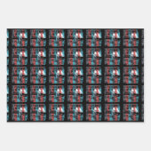 Skateboard - Skateboarder Funny Park Benz Geschenkpapier Set (Vorderseite)