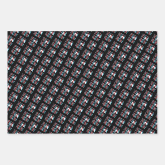 Skateboard - Skateboarder Funny Park Benz Geschenkpapier Set (Vorderseite 3)