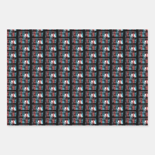 Skateboard - Skateboarder Funny Park Benz Geschenkpapier Set (Vorderseite 2)