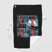 Skateboard - Skateboarder Funny Park Benz Golfhandtuch (Insitu)