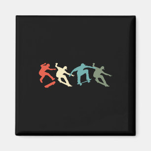 Skateboard Skateboarding Retro-Geschenk für Skateb Magnet