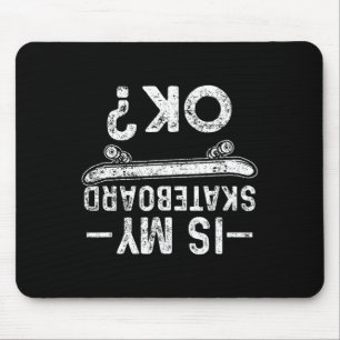 Skateboard Skateboarding Skateboarder Vintage-Gesc Mousepad