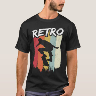 Skateboard Skateboarding Skater Vintage Retro Bret T-Shirt