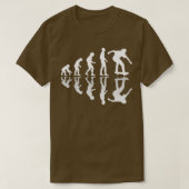 Skateboard Skater Evolution T-Shirt (Design vorne)