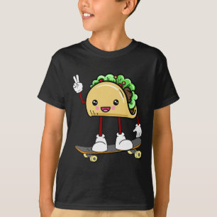 Skateboard Skater Geschenk T-Shirt