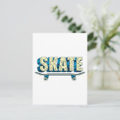 Skateboard Skater Skate Skateboarder Skateboarden Postkarte (Stehend Vorderseite)
