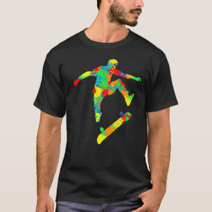 Skateboard Skater Skateboarder Boys Kinder T-Shirt