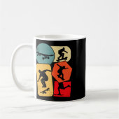 Skateboard Skater Skateboarder Skateboarding Kinde Kaffeetasse (Links)