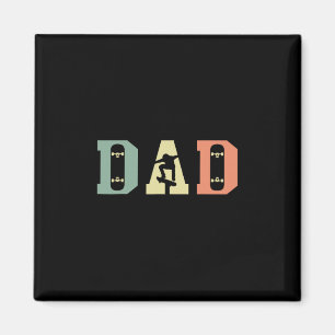 Skateboard Skater Vater Skaten Skateboarding Papa Magnet