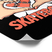 Skateboard Skating Skateboarding Skater Complicate Poster (Ecke)